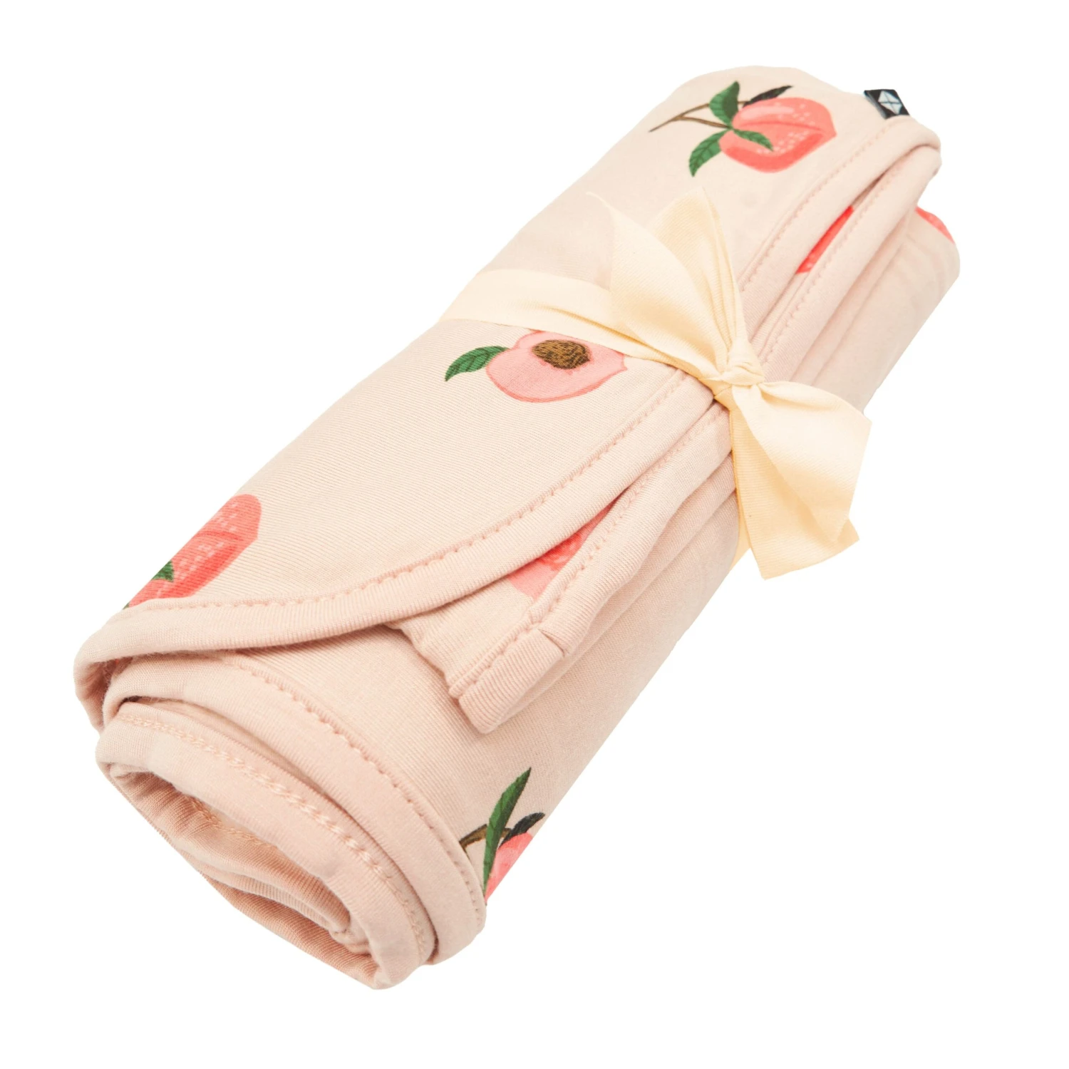 Swaddle Blanket In Peach 2 Swaddle Blanket In Peach - Image 2