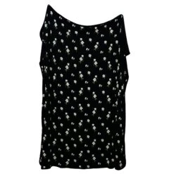 Swaddle Blanket In Small Midnight Magnolia