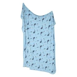 Swaddle Blanket In Stream Shark