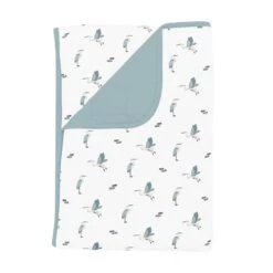 Toddler Blanket In Blue Heron 1.0