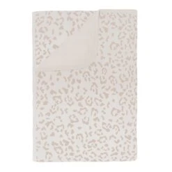 Toddler Blanket In Oat Leopard 1.0