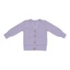 Bamboo Jersey Toddler Cardigan In Taro