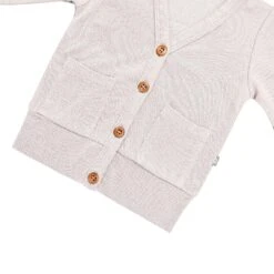 Bamboo Jersey Toddler Cardigan In Oat -Kyte baby Store kyte baby toddler cardigan toddler bamboo jersey cardigan in oat 30630275743855