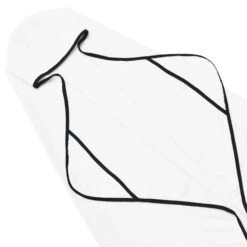 Toddler Hooded Bath Towel In Cloud With Midnight Trim -Kyte baby Store kyte baby toddler hooded bath towel cloud with midnight trim toddler toddler hooded bath towel in cloud with midnight trim 28237608779887