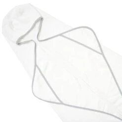 Toddler Hooded Bath Towel In Cloud With Storm Trim -Kyte baby Store kyte baby toddler hooded bath towel cloud with storm trim toddler toddler hooded bath towel in cloud with storm trim 28239889760367