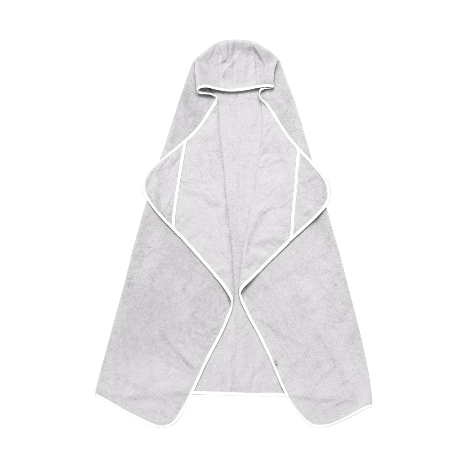 Toddler Hooded Bath Towel In Storm With Cloud Trim 1 Toddler Hooded Bath Towel In Storm With Cloud Trim