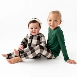 Toddler Leggings In Midnight Plaid -Kyte baby Store kyte baby toddler leggings toddler leggings in midnight plaid 32575648071791