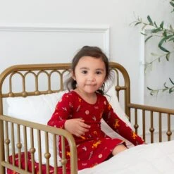 Long Sleeve Twirl Dress In Gryffindor™ -Kyte baby Store kyte baby toddler long sleeve twirl dress long sleeve twirl dress in gryffindor 32475941929071