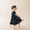 Twirl Dress In Small Midnight Magnolia