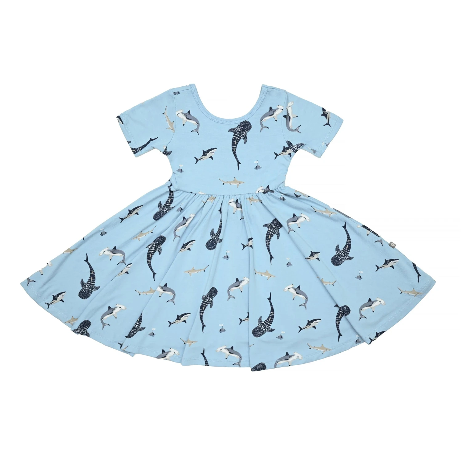 Twirl Dress In Stream Shark 1 Twirl Dress In Stream Shark