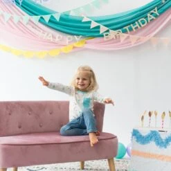 Long Sleeve Toddler Crew Neck Tee In Cloud Party -Kyte baby Store kyte baby toddler unisex tee long sleeve toddler crew neck tee in cloud party 32605496868975