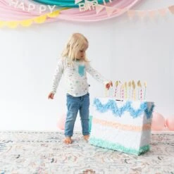 Long Sleeve Toddler Crew Neck Tee In Cloud Party -Kyte baby Store kyte baby toddler unisex tee long sleeve toddler crew neck tee in cloud party 32605496901743