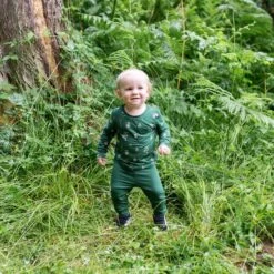 Long Sleeve Toddler Crew Neck Tee In Slytherin™ -Kyte baby Store kyte baby toddler unisex tee long sleeve toddler crew neck tee in slytherin 32475940520047