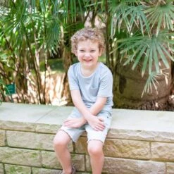 Toddler Crew Neck Tee In Fog -Kyte baby Store kyte baby toddler unisex tee toddler unisex tee in fog 29876492402799