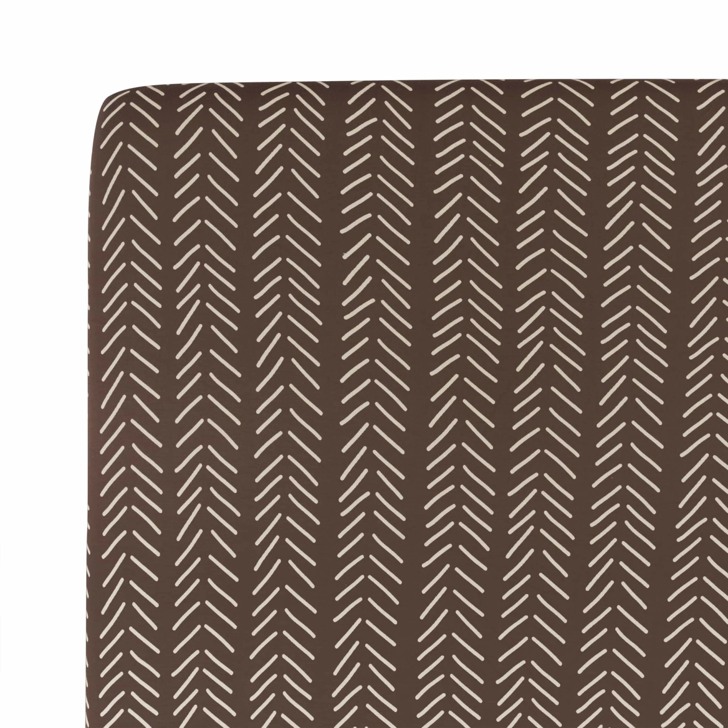 Twin Sheet In Espresso Herringbone 3 Twin Sheet In Espresso Herringbone - Image 3