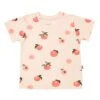 Toddler V-Neck Tee In Peach