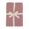 Youth Blanket In Dusty Rose Herringbone 2.5