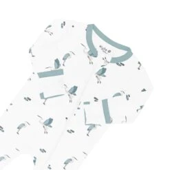 Zippered Footie In Blue Heron 11 Zippered Footie In Blue Heron -Kyte baby Store kyte baby zippered footies zippered footie in blue heron 32715360206959