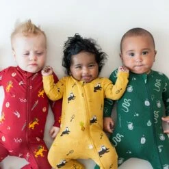 Zippered Footie In Gryffindor™ -Kyte baby Store kyte baby zippered footies zippered footie in gryffindor 32475964276847