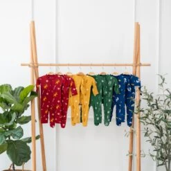 Zippered Footie In Gryffindor™ -Kyte baby Store kyte baby zippered footies zippered footie in gryffindor 32475964440687