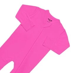 Zippered Footie In Raspberry 7 Zippered Footie In Raspberry -Kyte baby Store kyte baby zippered footies zippered footie in raspberry 32287552077935