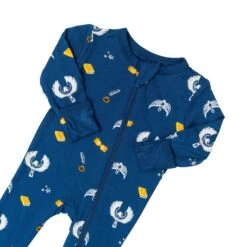 Zippered Footie In Ravenclaw™ 10 Zippered Footie In Ravenclaw™ -Kyte baby Store kyte baby zippered footies zippered footie in ravenclaw 32475965718639