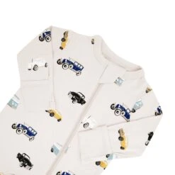 Zippered Footie In Vintage Cars 8 Zippered Footie In Vintage Cars -Kyte baby Store kyte baby zippered footies zippered footie in vintage cars 32535793959023