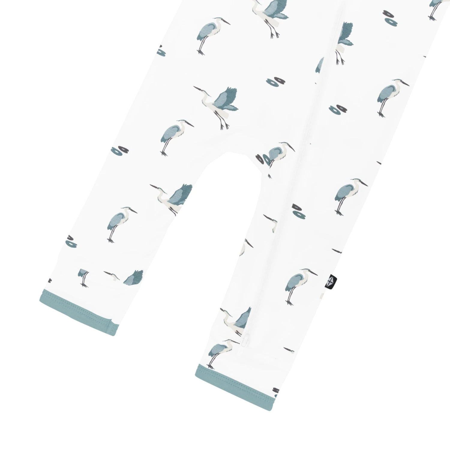 Zippered Romper In Blue Heron 6 Zippered Romper In Blue Heron - Image 6