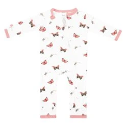 Zippered Romper In Butterfly -Kyte baby Store kyte baby zippered rompers zippered romper in butterfly 31993097879663