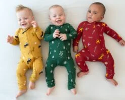 Zippered Romper In Hufflepuff™ -Kyte baby Store kyte baby zippered rompers zippered romper in hufflepuff 32475968667759